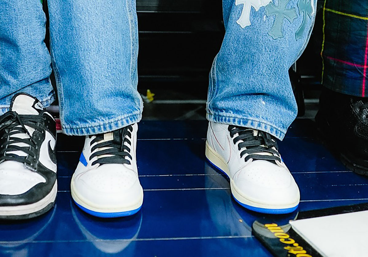Travis Scott Debuts His Air Jordan 1 Low Collaboration With Fragment Design
