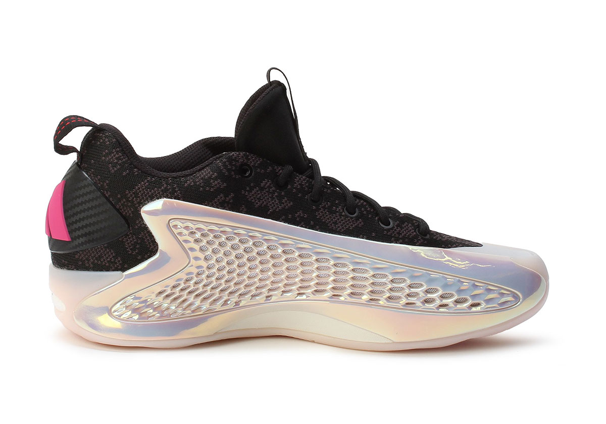 Adidas Anthony Edwards 1 Low Black Almost Pink Lucid Fuchsia Js0646 Release Date 3