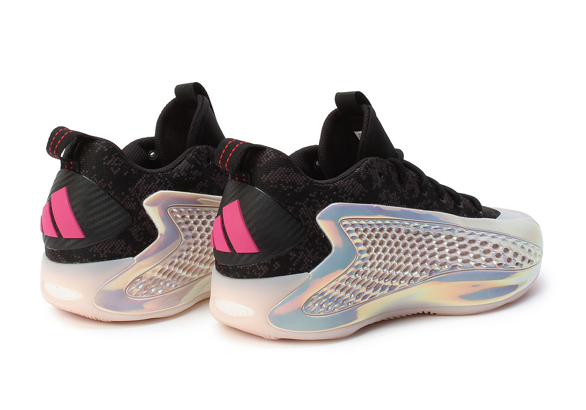 Adidas Anthony Edwards 1 Low Black Almost Pink Lucid Fuchsia Js0646 Release Date 6