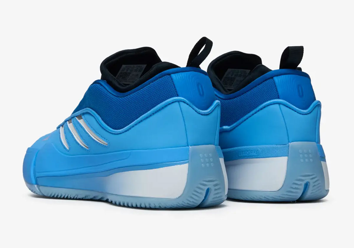 Adidas Dame 9 Blue Burst Footwear White Aura Ink Jh6625 3