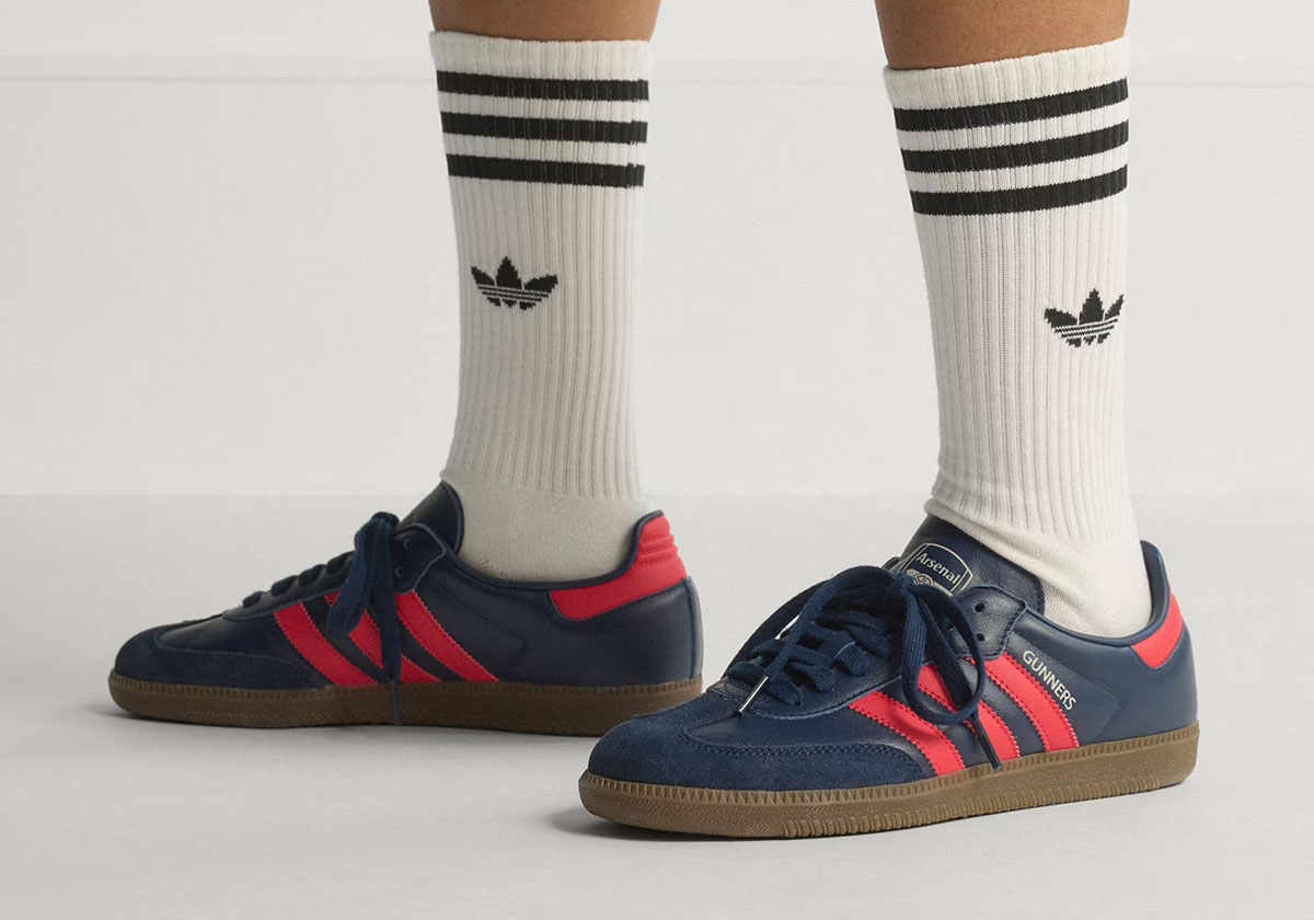 Adidas Samba Arsenal Gunners Jq4037 1