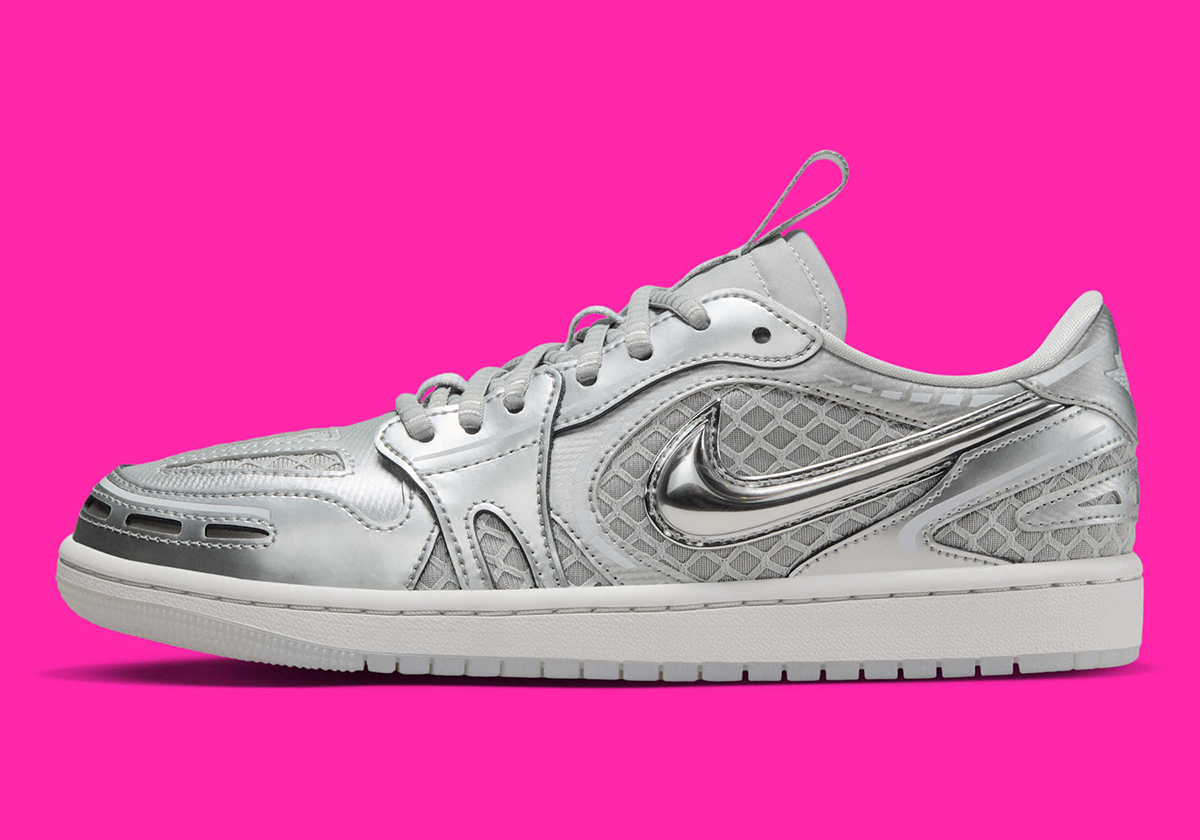 Air Jordan 1 Low Mm V3 Neutral Grey Metallic Silver Pewter Grey Hq2186 002 1