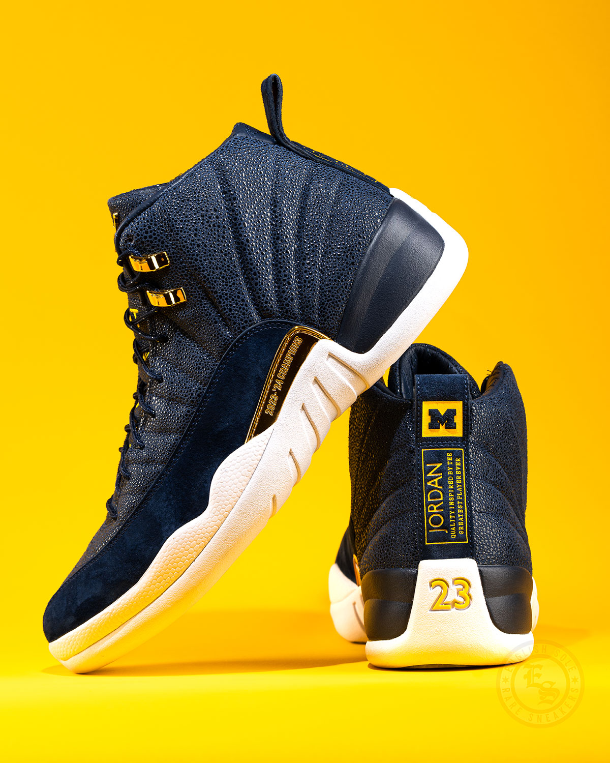 Air Jordan 12 Michigan Pe 2023 2024 Champions 5