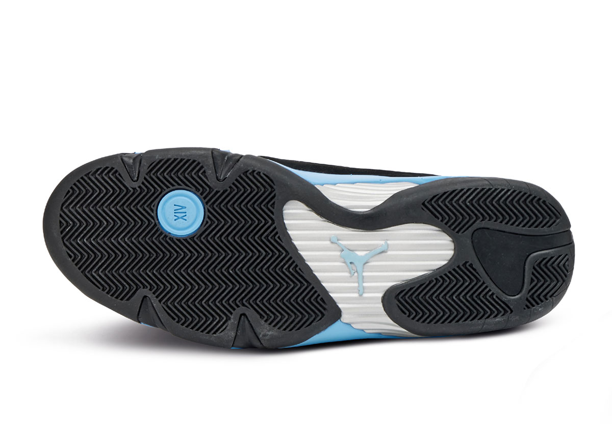 Air Jordan 14 Black University Blue 487471 002 1