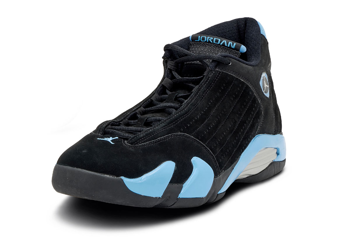 Air Jordan 14 Black University Blue 487471 002 4
