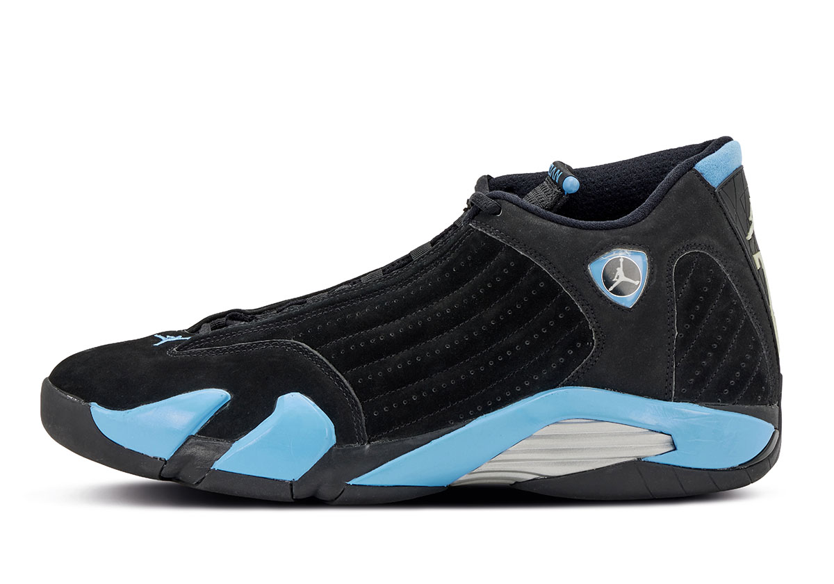 Air Jordan 14 Black University Blue 487471 002 6