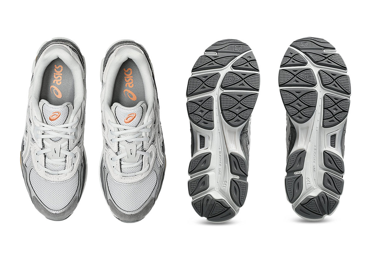 Asics Gel Nyc Cloud Grey Cement Grey Orange 1203a383 026 5