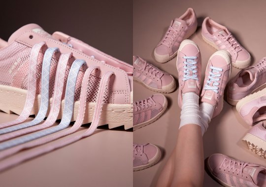 CLOT’s adidas Superstar Breathe Goes Pastel Pink For Spring