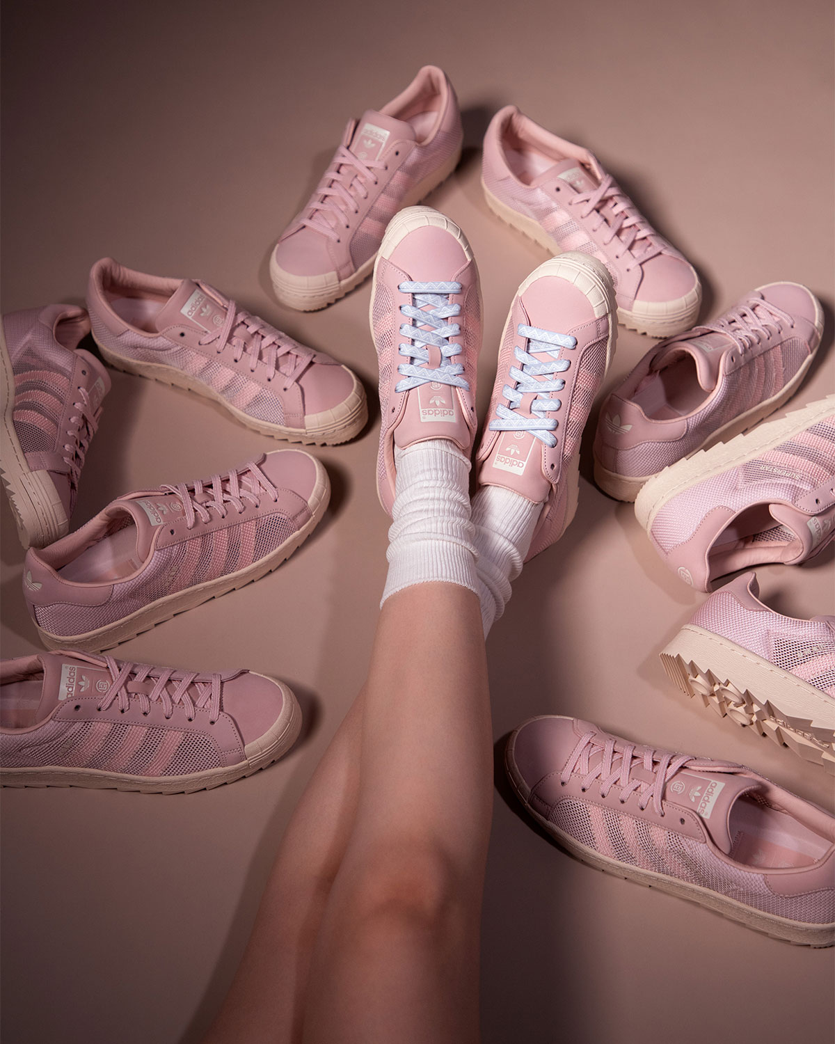 Clot Adidas Superstar Breathe Pink Js0892 12