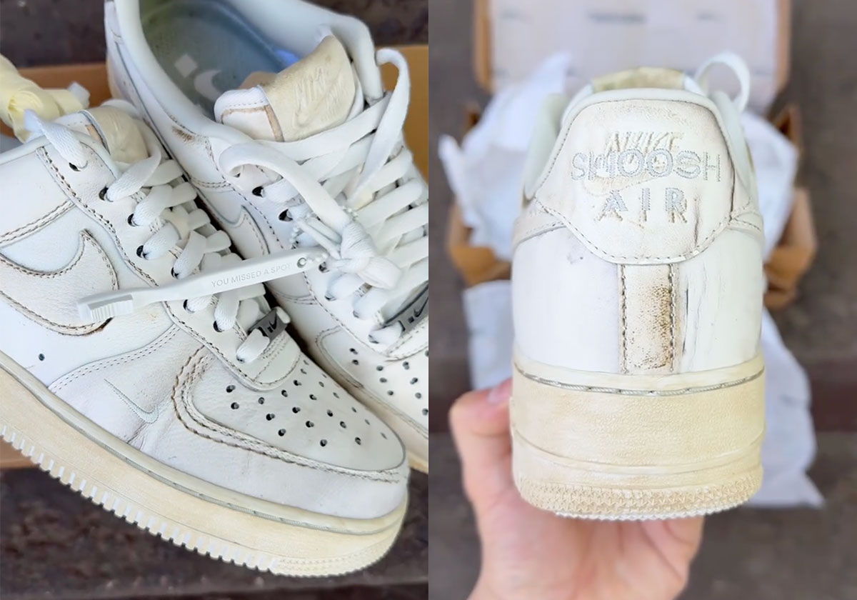 The Dirty Nike Air Force 1s By .SWOOSH Release Tomorrow
