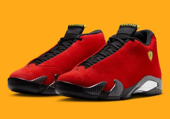 Official Images Of The Air Jordan 14 “Ferrari”