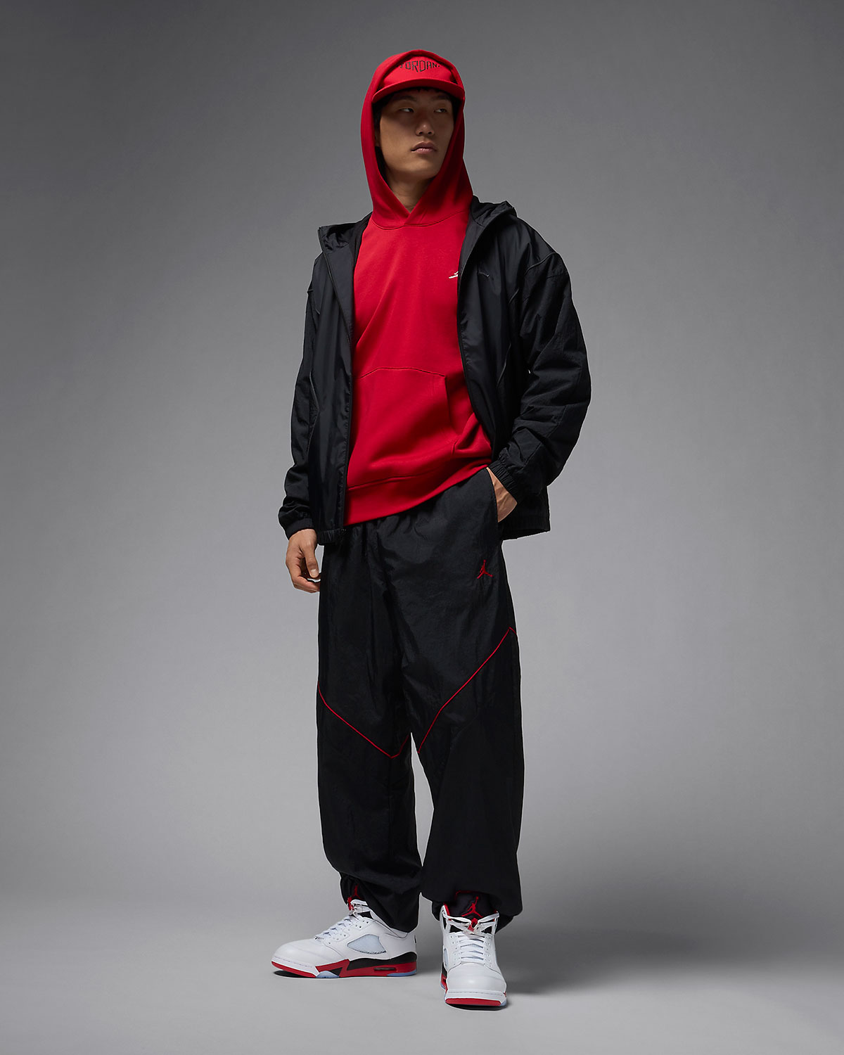 Fire Red Jordan 5s 2025 5