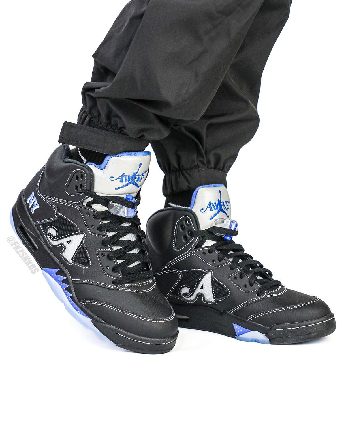 Jordan 5 Awake Black Royal 1
