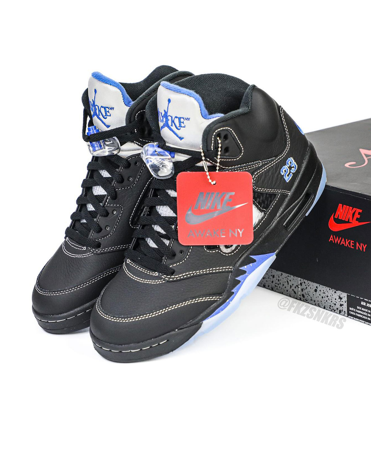 Jordan 5 Awake Black Royal 9