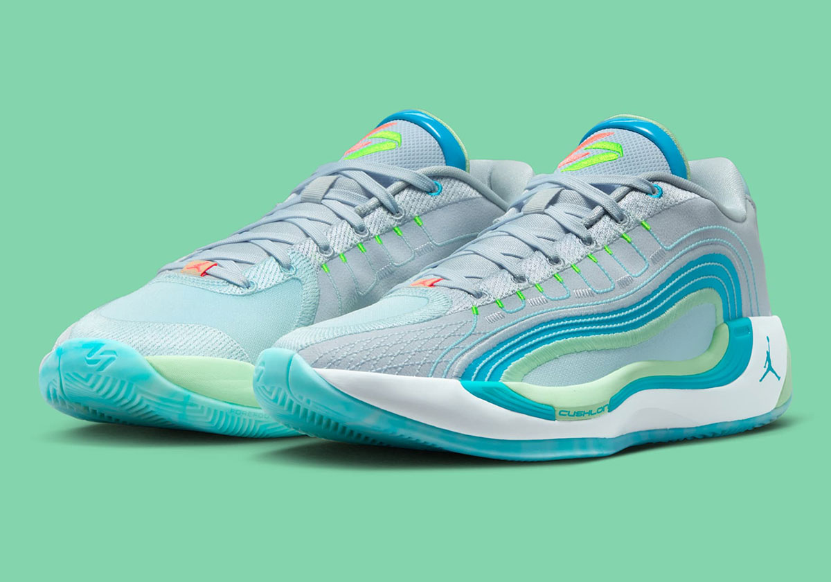 Jordan Luka 4 Laser Blue Vapor Green Football Grey Hf0823 002 8