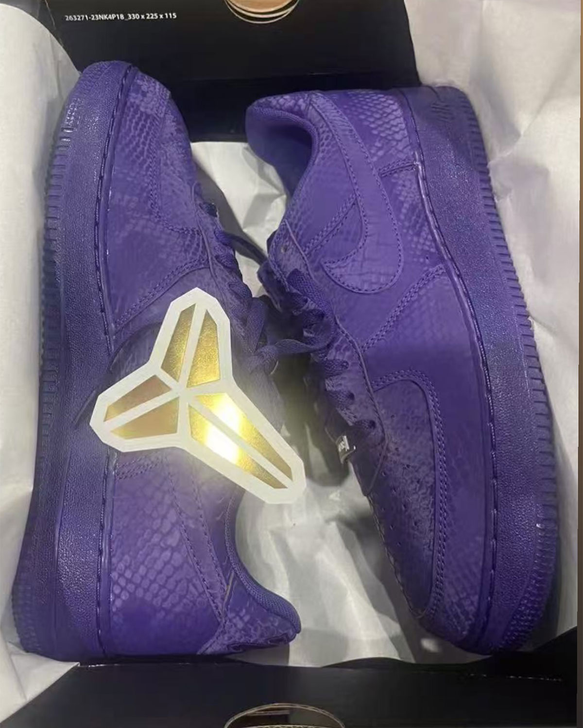 Kobe Bryant Nike Air Force 1 Court Purple Ib0018 500 3