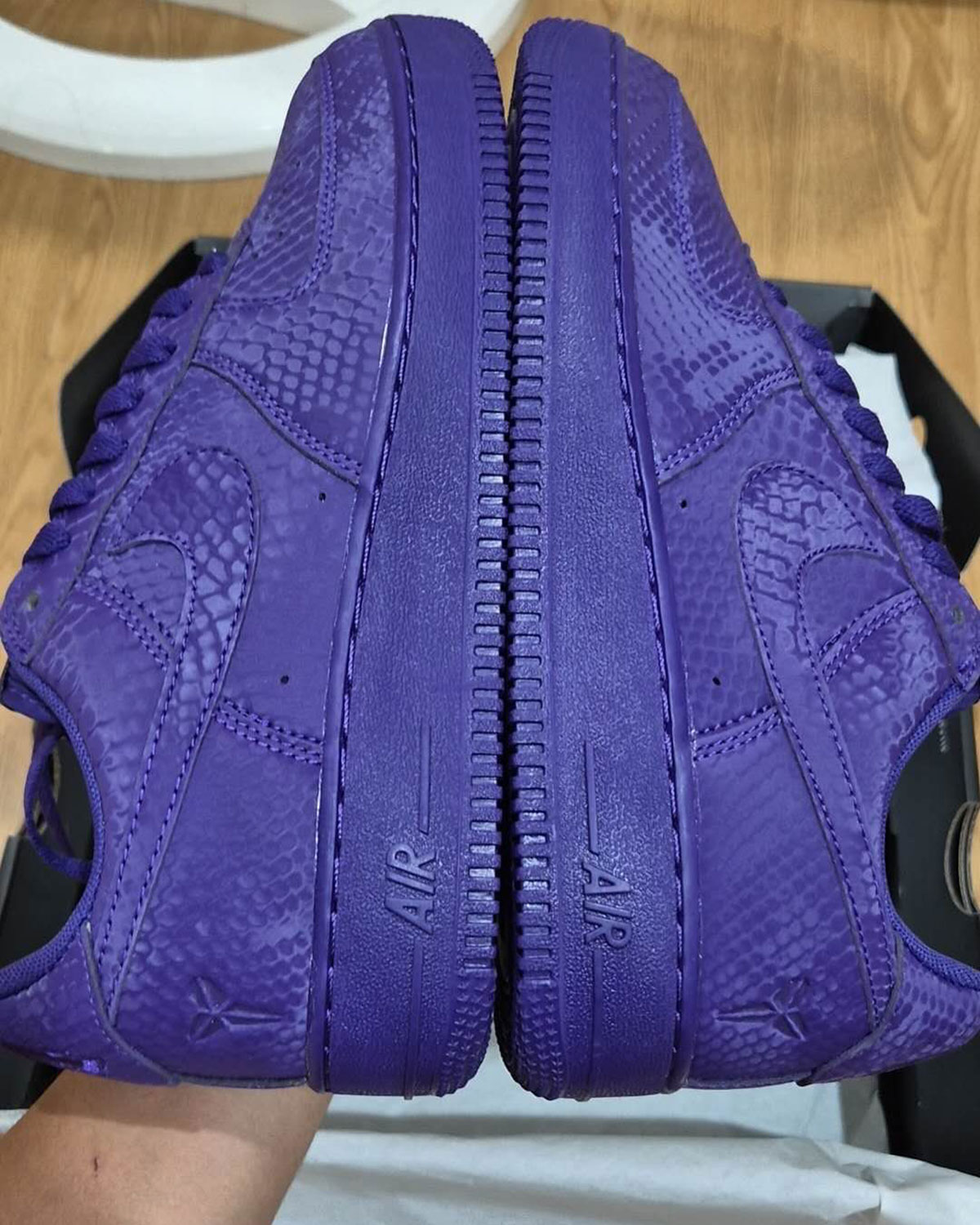 Kobe Nike Air Force 1 Court Purple Ib0018 500 6