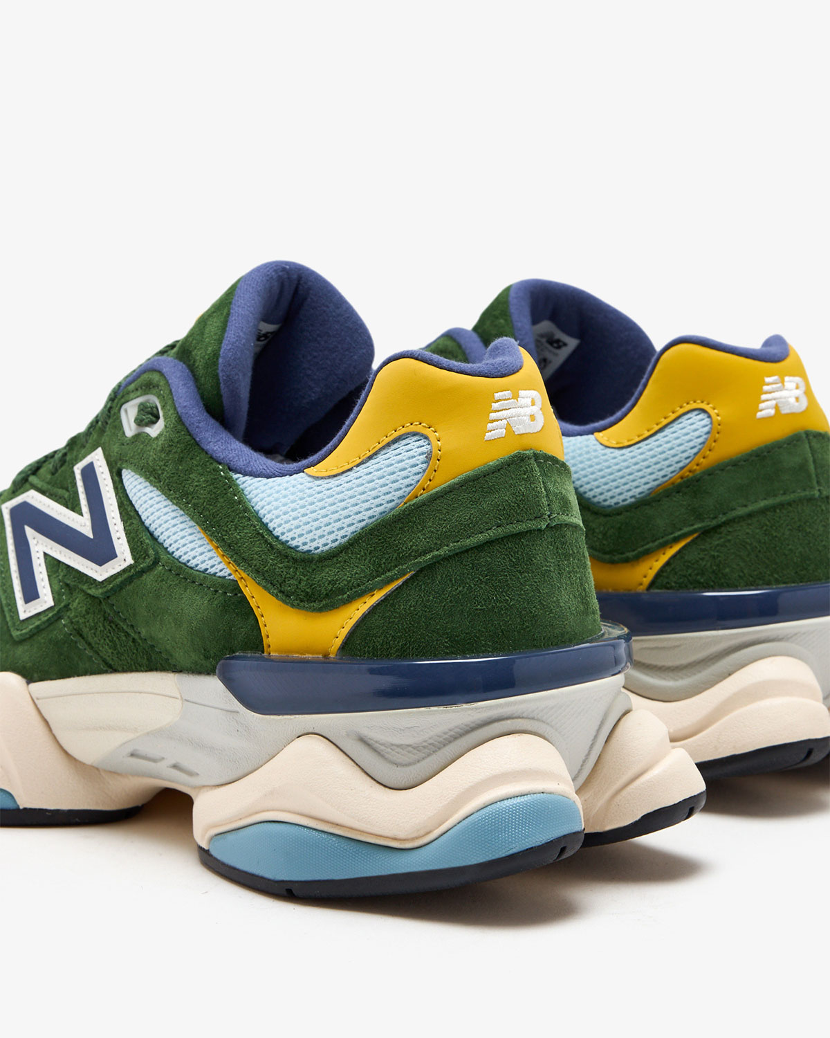 New Balance 9060 Green Suede U9060lda 5