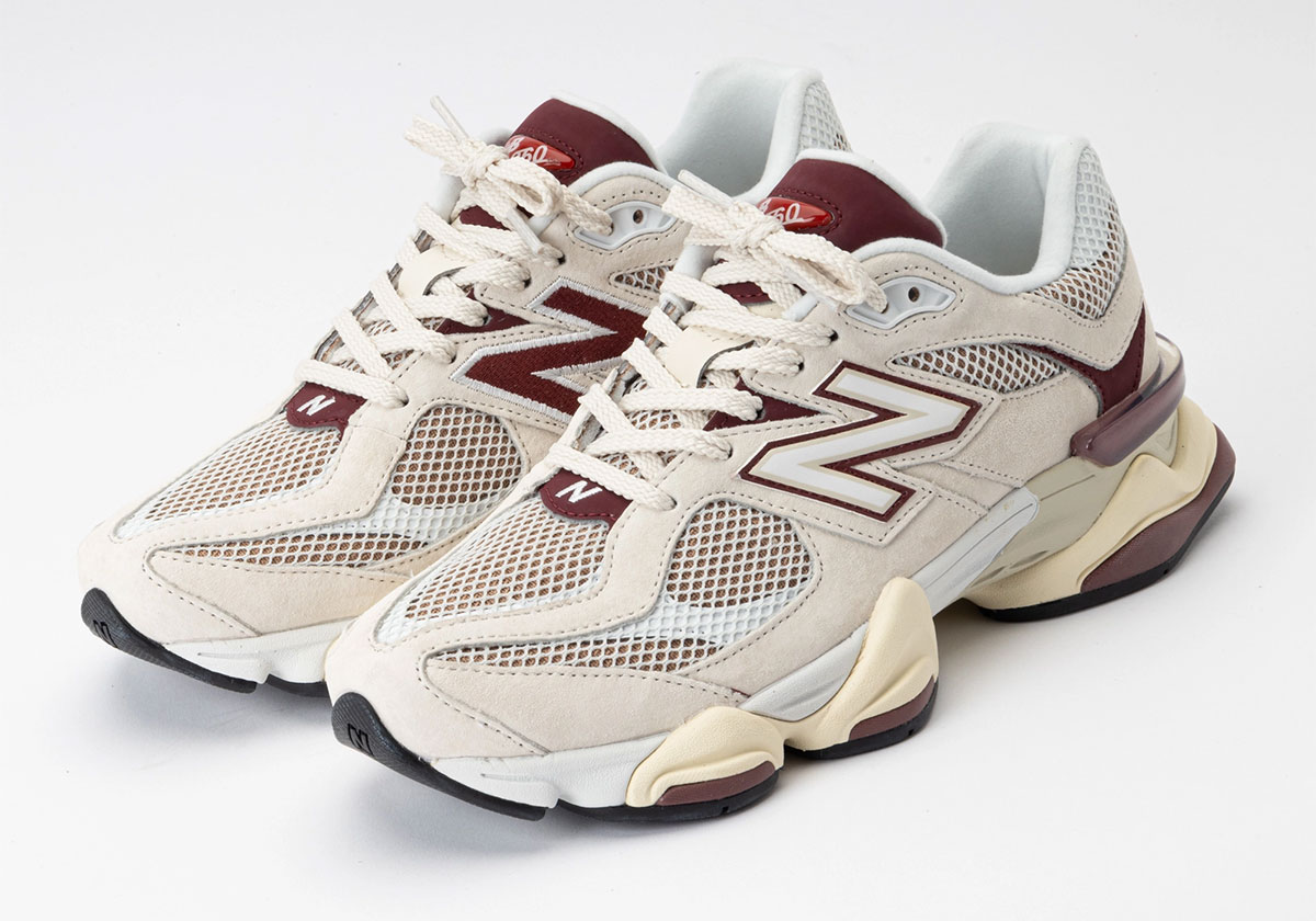 New Balance 9060 Linen Burgundy U9060psd 2
