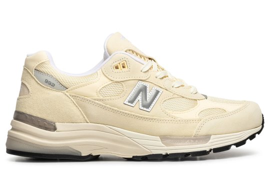 The New Balance 992 Made In USA “Calcium” Releases On June 5th