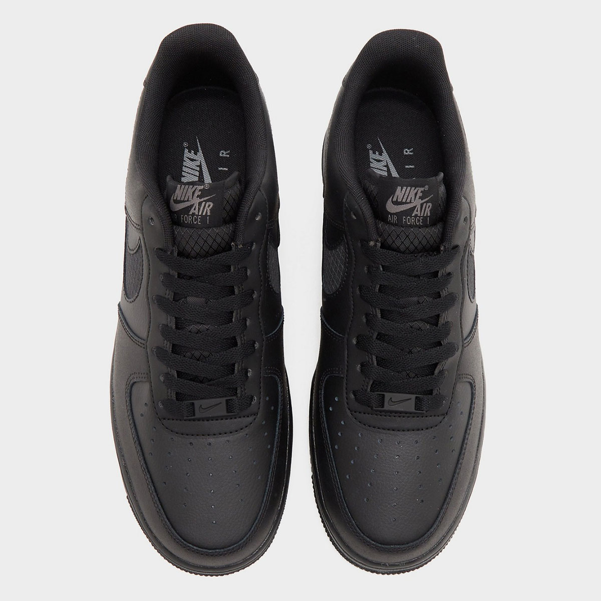 Nike Air Force 1 Low Black Nylon Swoosh 6