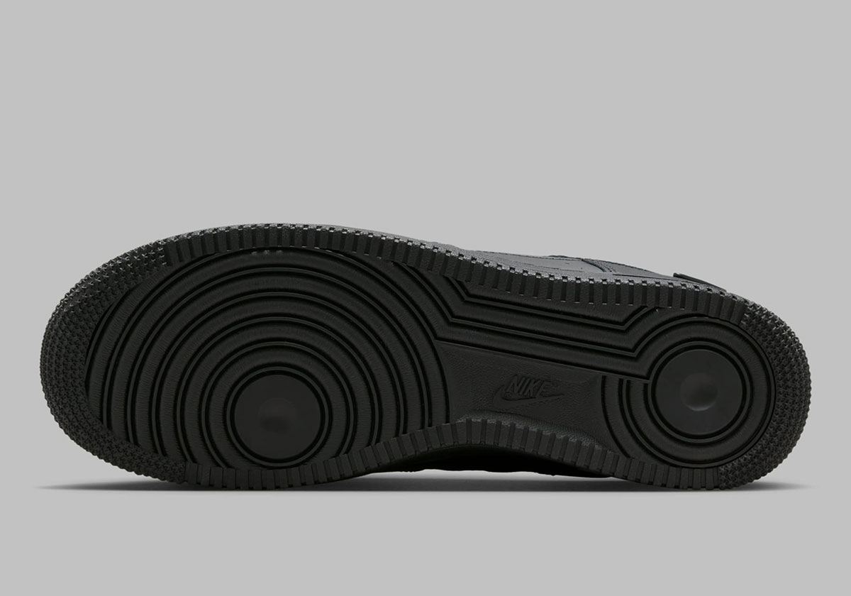 Nike Air Force 1 Low Black Nylon Swoosh Ih4452 001 7