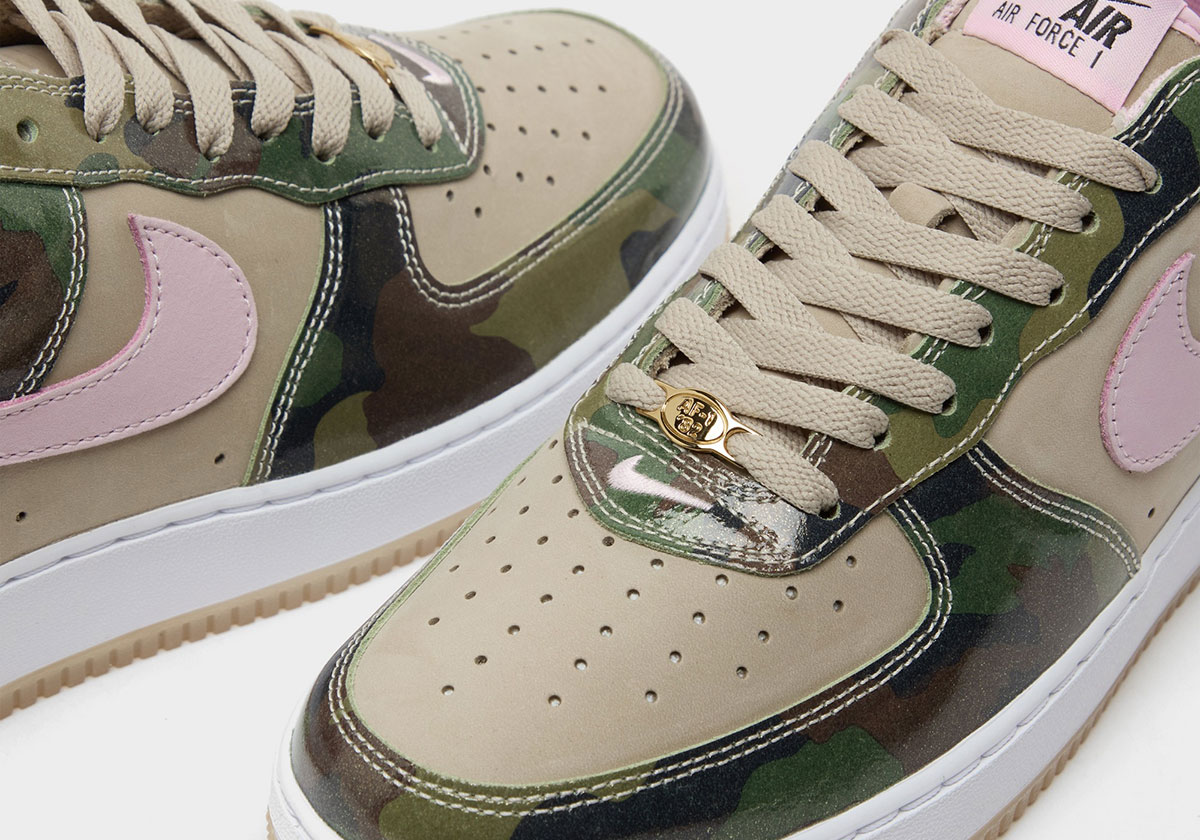 Nike Air Force 1 Low Camo Pink Swoosh 1