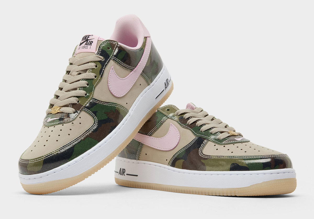 Nike Air Force 1 Low Camo Pink Swoosh 3