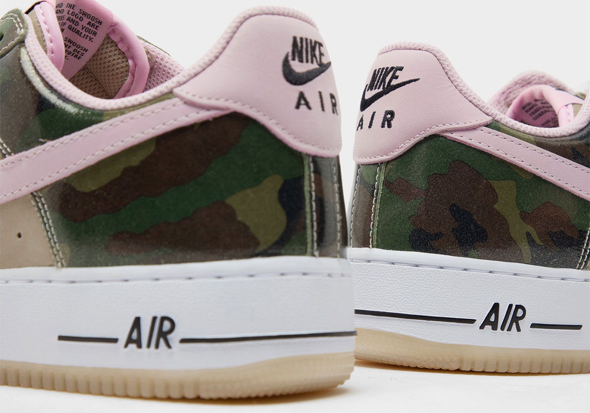 Nike Air Force 1 Low Camo Pink Swoosh 4