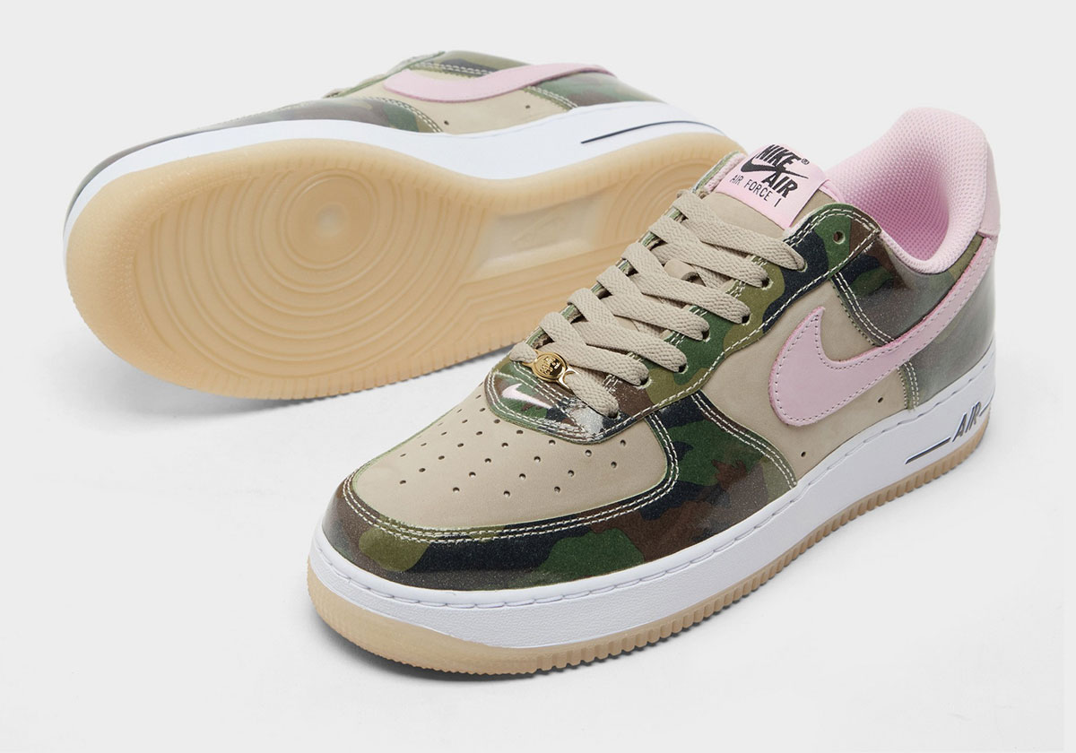 Nike Air Force 1 Low Camo Pink Swoosh 5