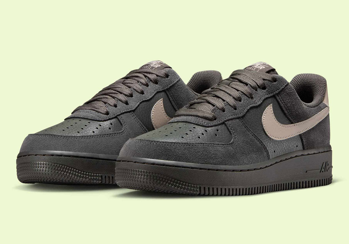 The Nike Air Force 1 Low Rocks "Medium Ash" Suede