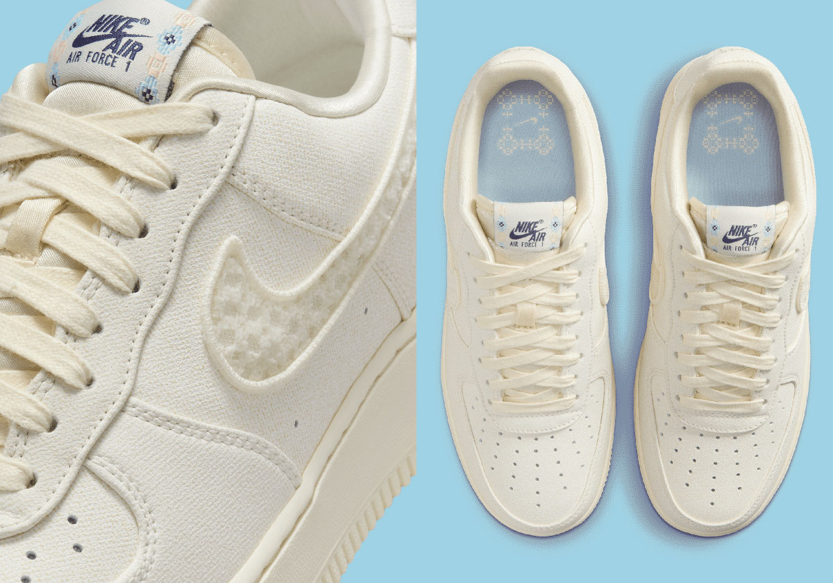 Subtle Aztec-Style Detailing Appears On The Nike Air Force 1 Low