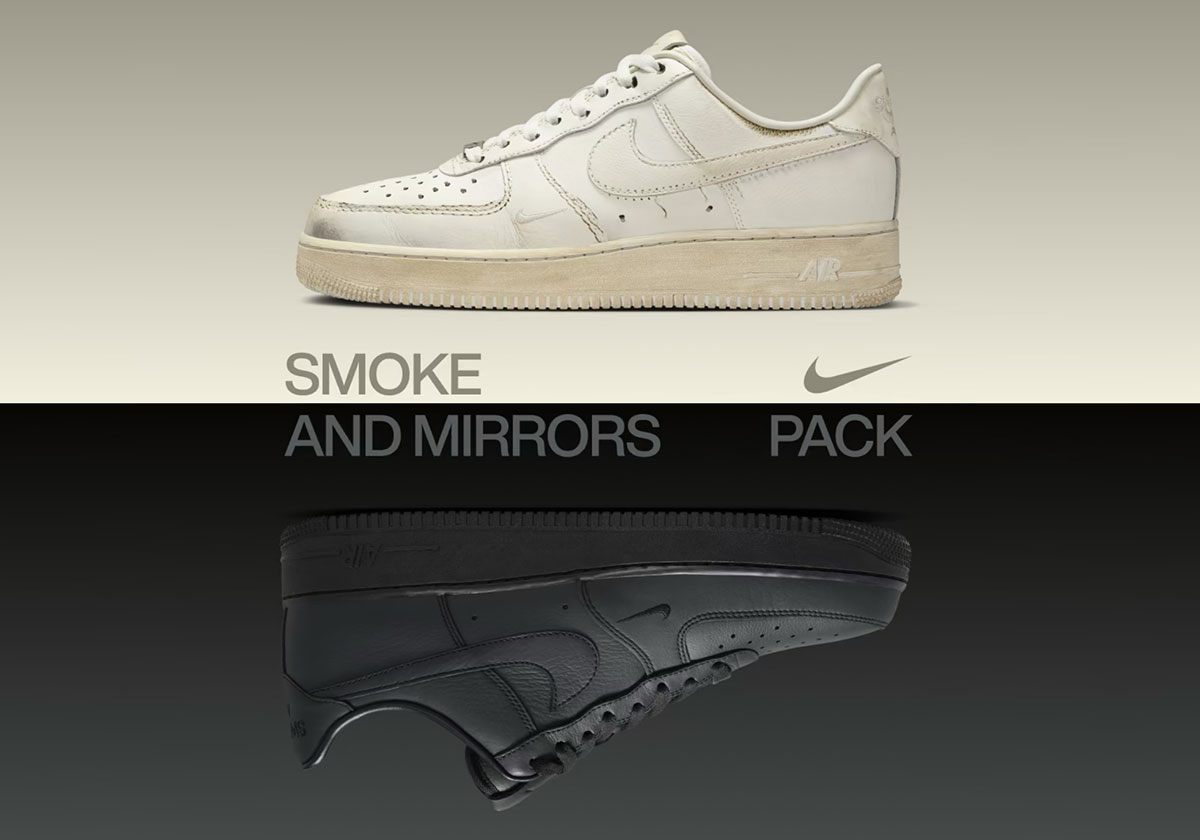 Nike Presents The Dirty Air Force 1 “Smoke And Mirrors” Pack