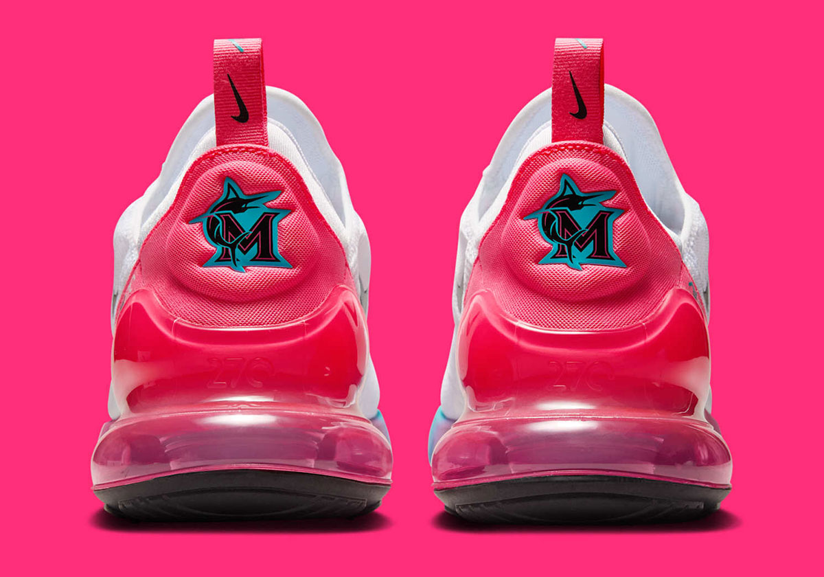 Nike Air Max 270 Mlb City Connect Miami Marlins 3