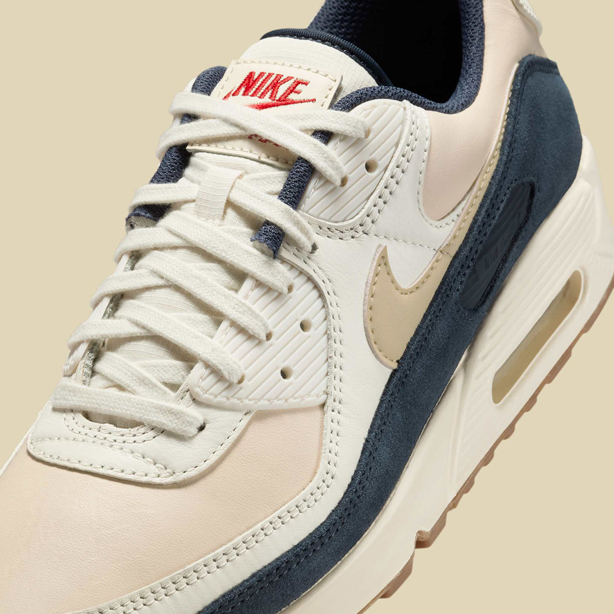 Nike Air Max 90 Pale Ivory Thunder Blue Sail Light Khaki Ih4379 110 3