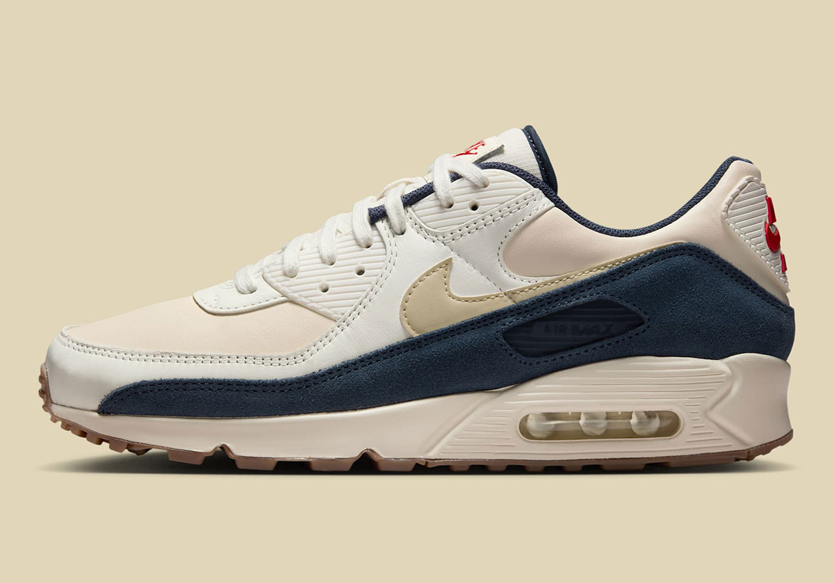 Nike Air Max 90 Pale Ivory Thunder Blue Sail Light Khaki Ih4379 110 9