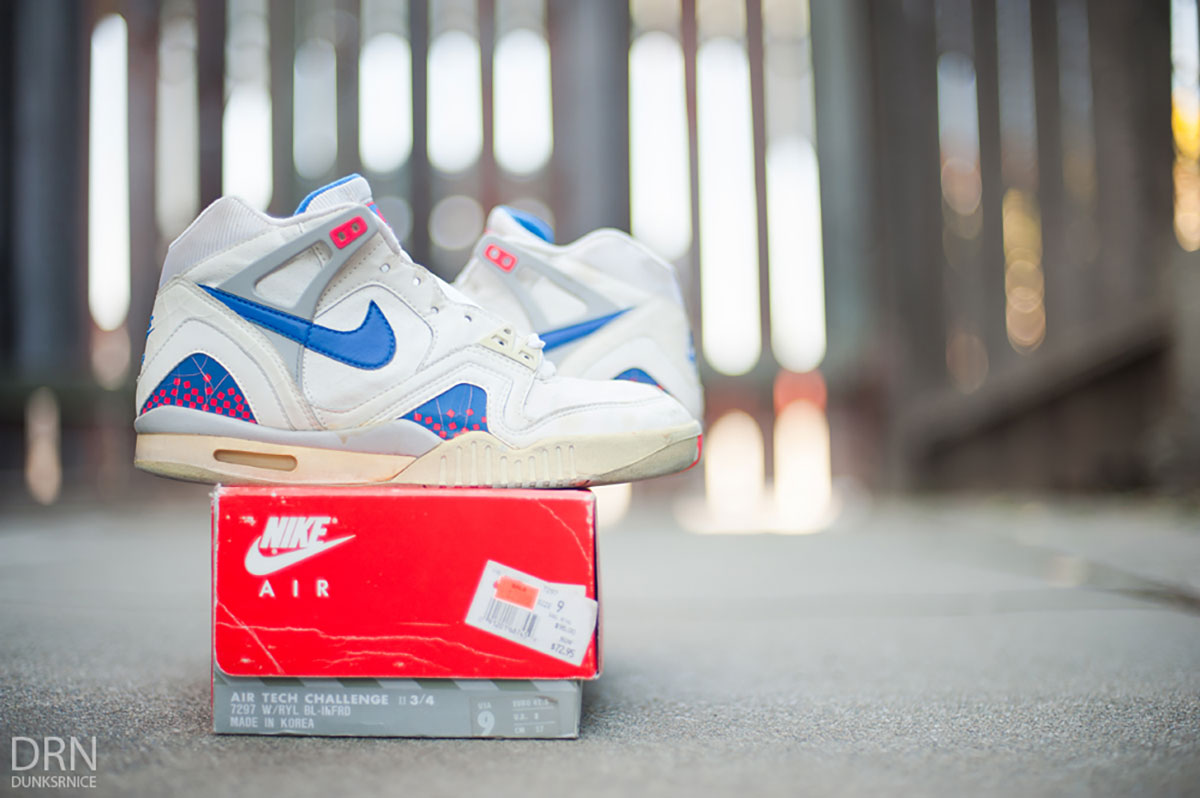 Nike Air Tech Challenge Ii Pixel Court 1990 Vintage 1