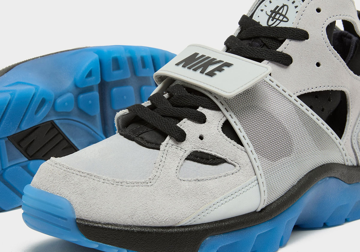 Nike Air Trainer Huarache Wolf Grey Star Blue Black Metallic Silver Ih4469 012 1