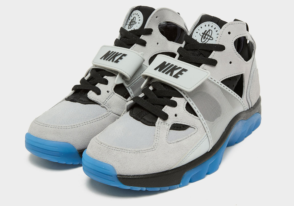Nike Air Trainer Huarache Wolf Grey Star Blue Black Metallic Silver Ih4469 012 4