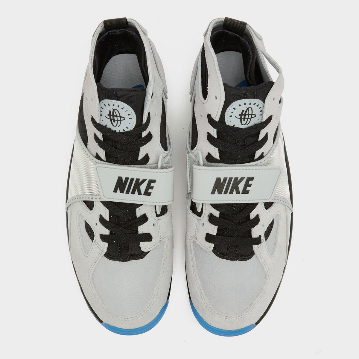 Nike Air Trainer Huarache Wolf Grey Star Blue Black Metallic Silver Ih4469 012 5