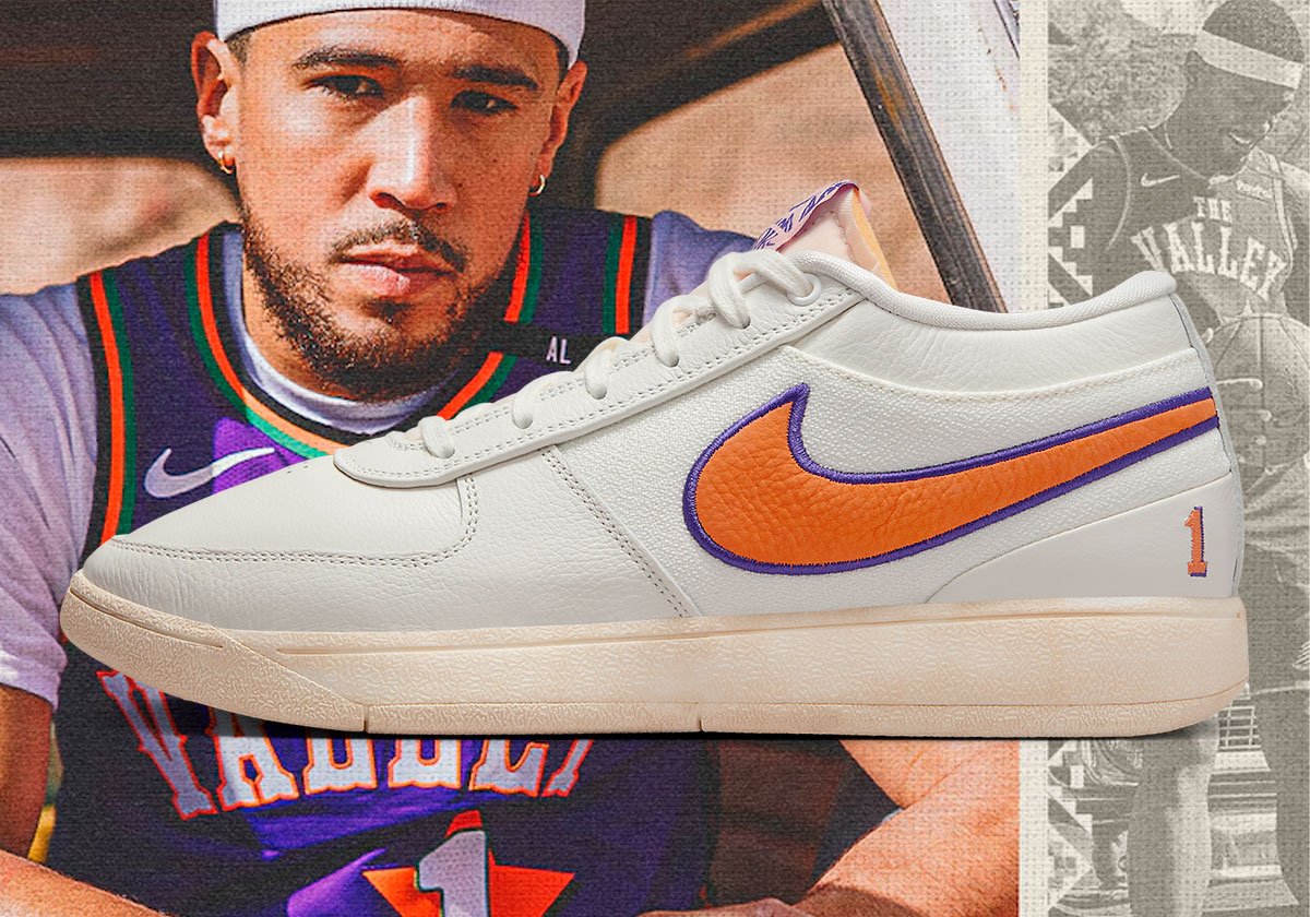 An Aged Look Lands On Devin Booker's Nike Book 1 "Valley"