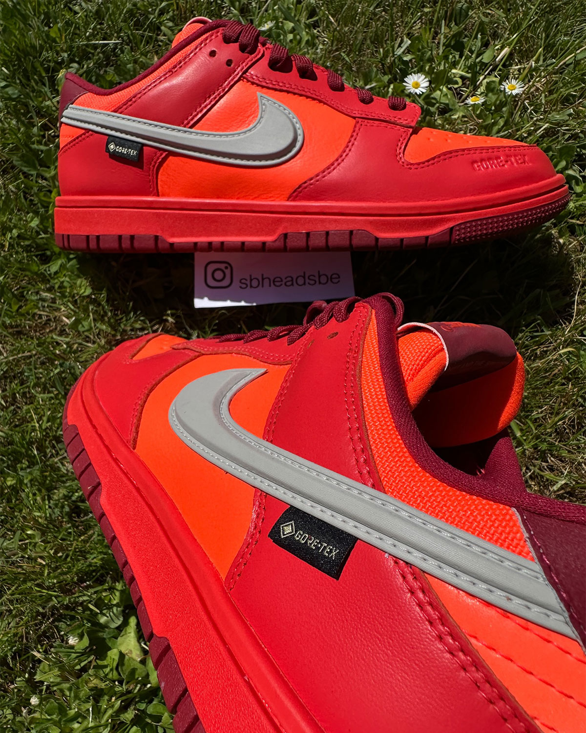 Nike Dunk Low Gore Tex Light Crimson Light Iron Ore Total Crimson 7