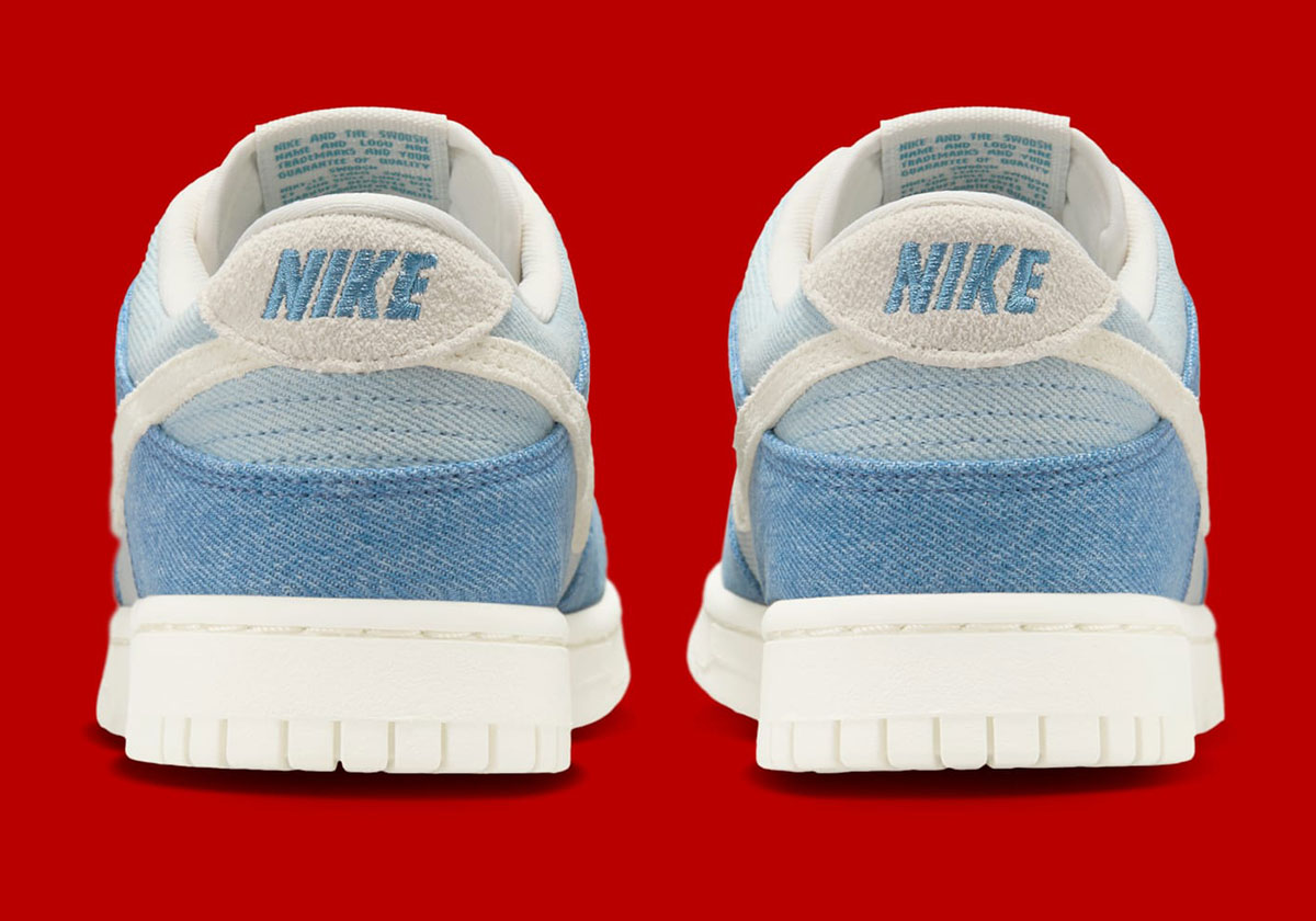 Nike Dunk Low Smokey Blue Denim Turquoise Pale Ivory Ih5073 006 3