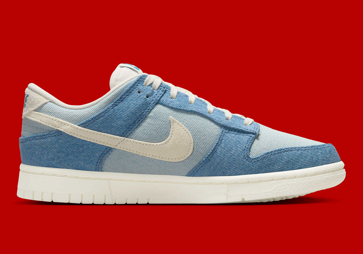 Nike Dunk Low Smokey Blue Denim Turquoise Pale Ivory Ih5073 006 6