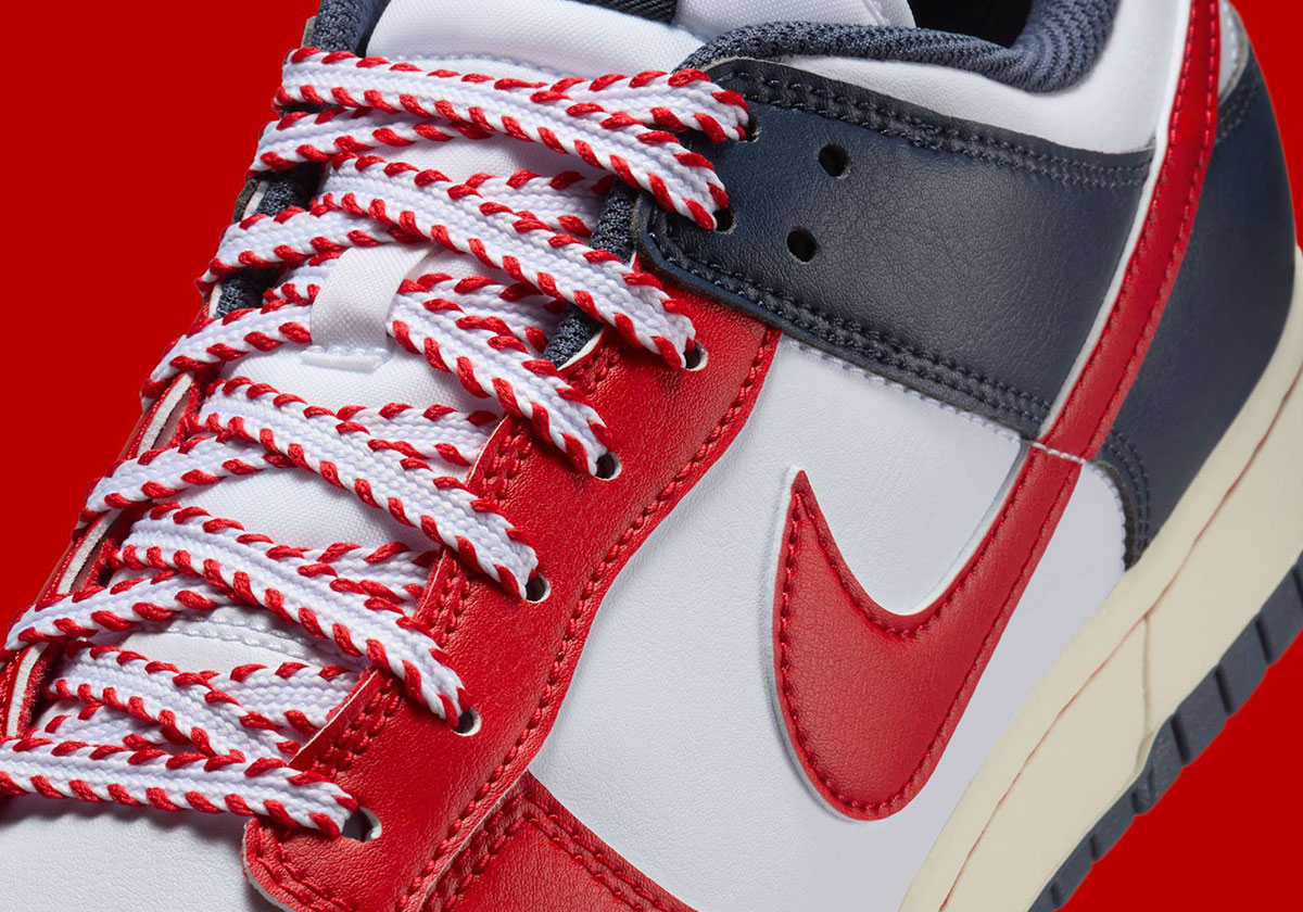 The Nike Dunk Low Gets Into The Baseball Spirit