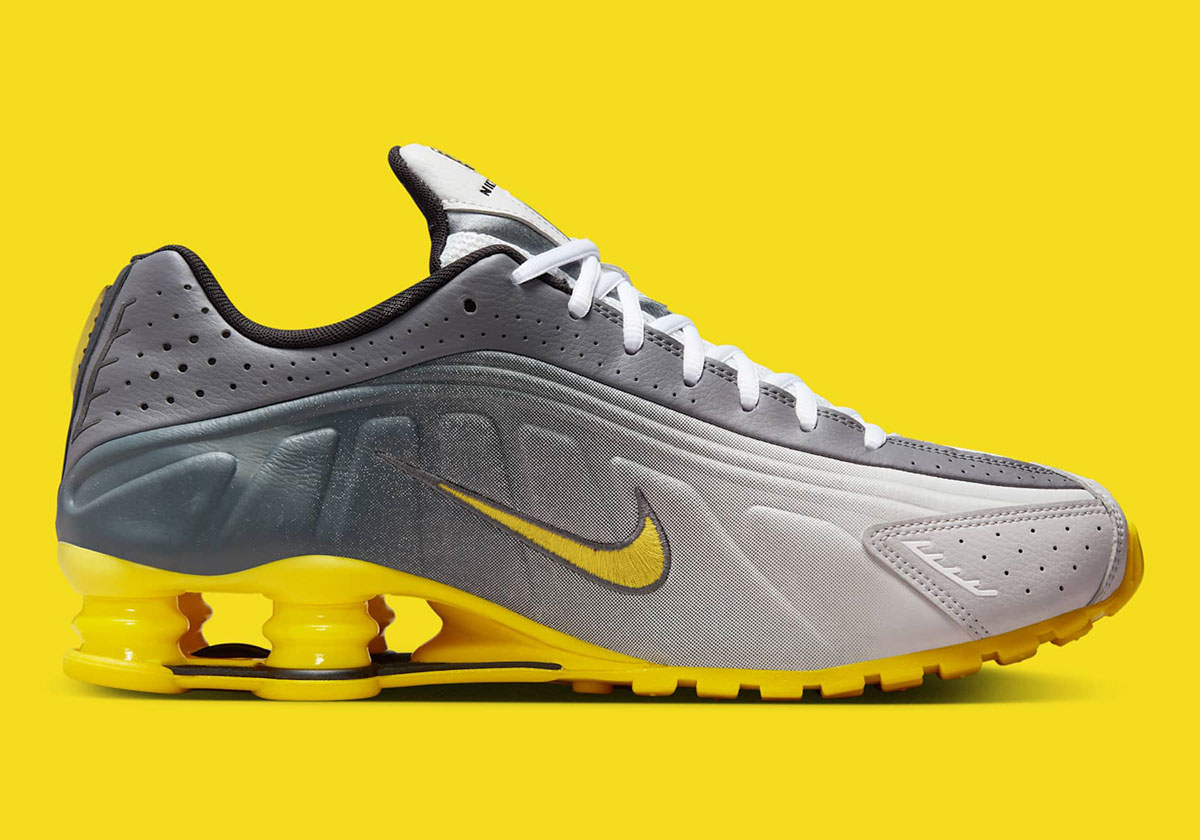 Nike Shox R4 Vast Grey Light Graphite Smoke Grey Bright Citron Ih3397 078 7