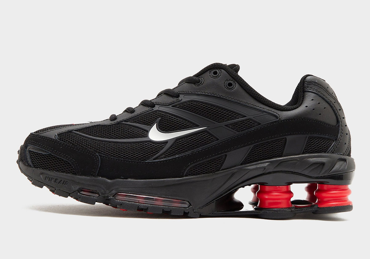 Nike Shox Ride 2 Black Metallic Medium Ash University Red Medium Ash Ii7635 002 4