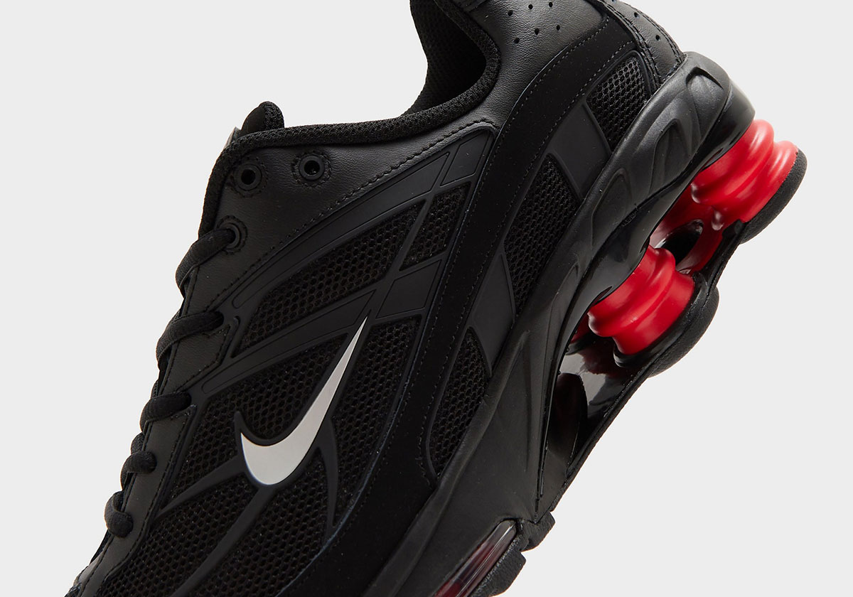 Nike Shox Ride 2 Black Metallic Medium Ash University Red Medium Ash Ii7635 002 6