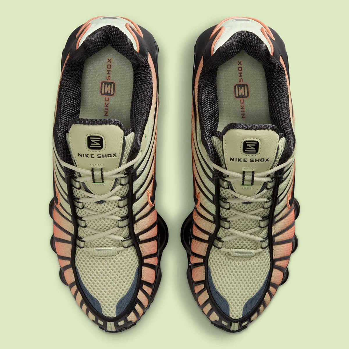 Nike Shox Tl Black Barely Green Wild Mango Ih1336 001 5