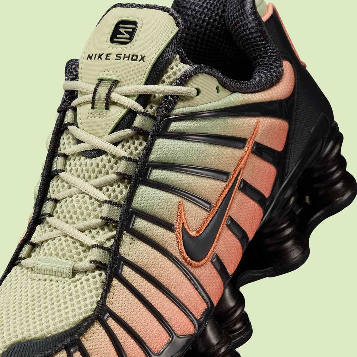Nike Shox Tl Black Barely Green Wild Mango Ih1336 001 7